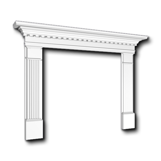 Fireplace mantels and niches